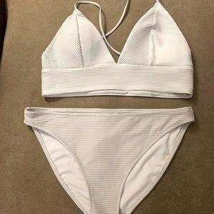Size 6 H&M White Bikini